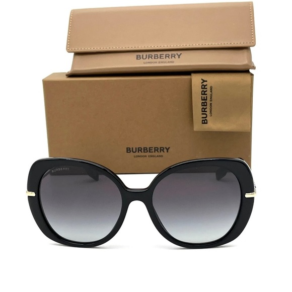 Burberry BE4374 30018G Black / Gray Gradient 55mm Sunglass - Picture 3 of 5